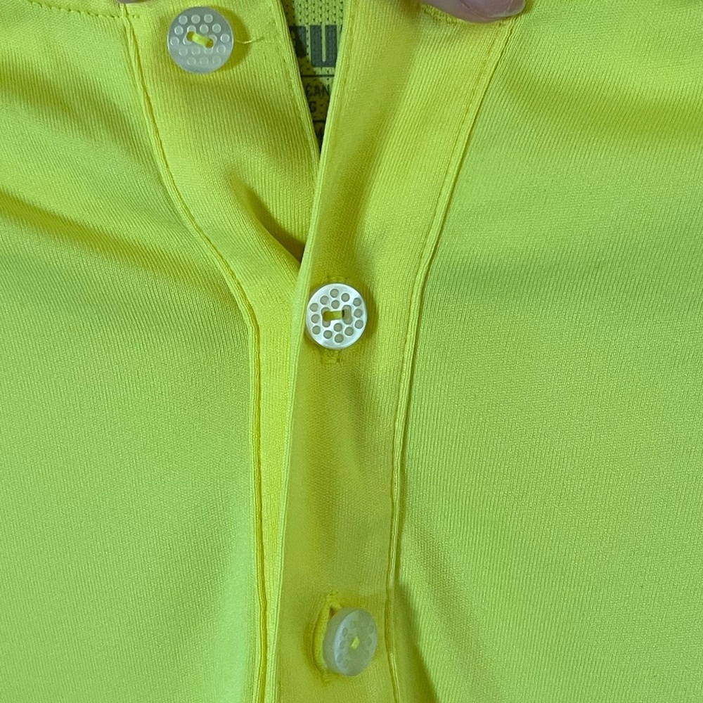 Puma Men’s Performance Golf Polo Shirt – Yellow – Size L - Picture 3 of 9